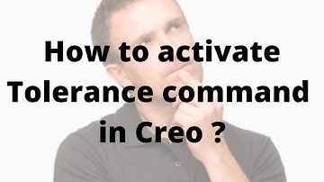 Creo Lesson learnt-04 | Highlight tolerance command in creo | Activate dimension tolerance command