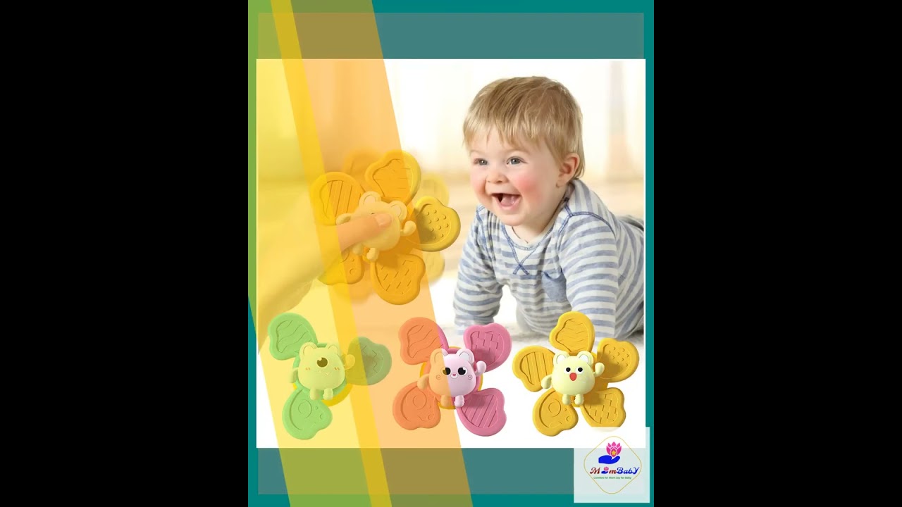 Baby Bath Spinning Top Toy Safe Interesting Baby Bath Toys Animal Hand Spinner Toys With Suction ...