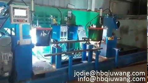 Automatic scaffolding horizontal ledger ends welding machine