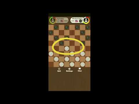 Live Checkers game 73. A requested game with CheckerLimits.