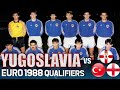 Yugoslavia euro 1988 qualification all matches highlights  road to west germany