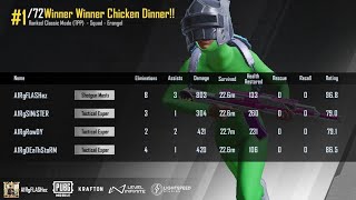 17 Kills Chicken Dinner Solo 8 Kills A1Rgflashez