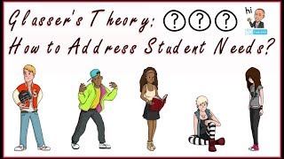 Glasser's Theory: Address Student Needs