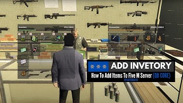 How To Add Items To Five M Server (QB Core Framework)