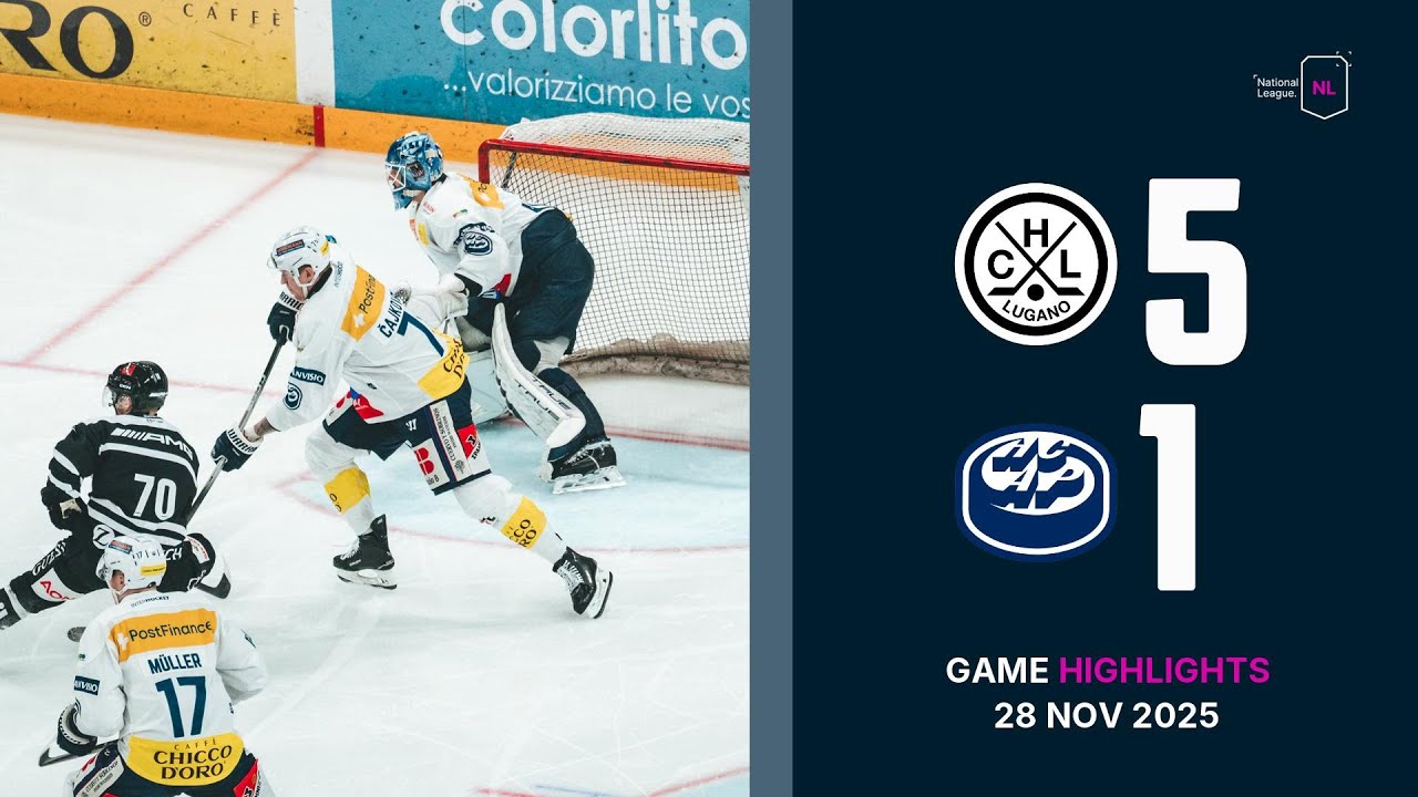 HC Lugano vs. HC Ambri Piotta - Game Highlights