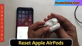 How to factory reset airpods pro ...
