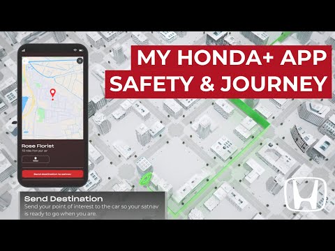 My Honda+ app – Safety & Journey