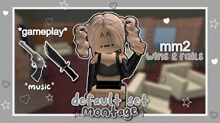 ˗ˏˋ ꒰ MM2 but it's Gameplay WITH the DEFAULT SET.ᐟ ꒱ ˎˊ˗ [Murder Mystery 2]