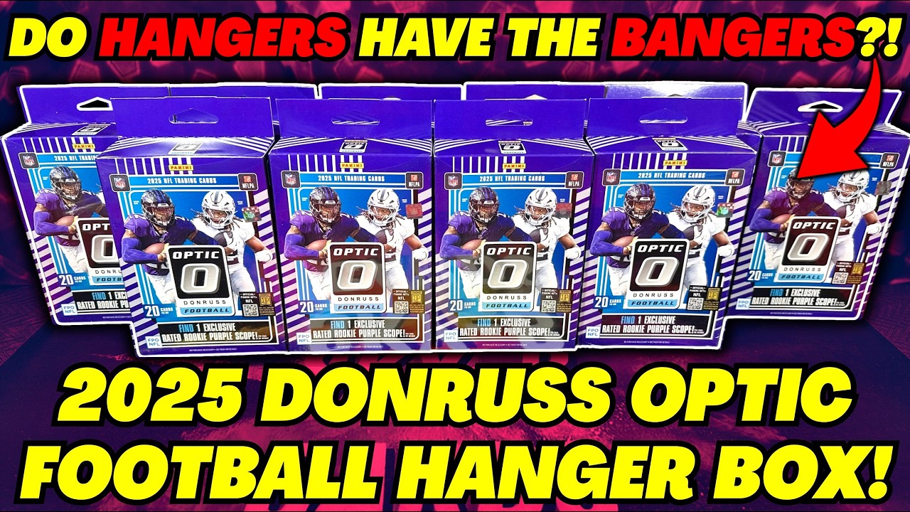 *DO HANGER BOXES HAVE THE BANGERS?!🤔 2025 OPTIC FOOTBALL HANGER BOX REVIEW!🏈