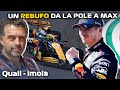 Un rebufo da la pole a Verstappen en Imola