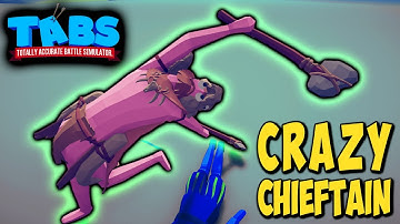 ☠️Crazy Chieftain vs EVERY FACTION - Totally Accurate Battle Simulator TABS
