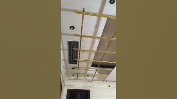 Thi công Trần Nhựa Nano bằng hệ khung xương thạch cao | Lê Hạ Haroma #shorts