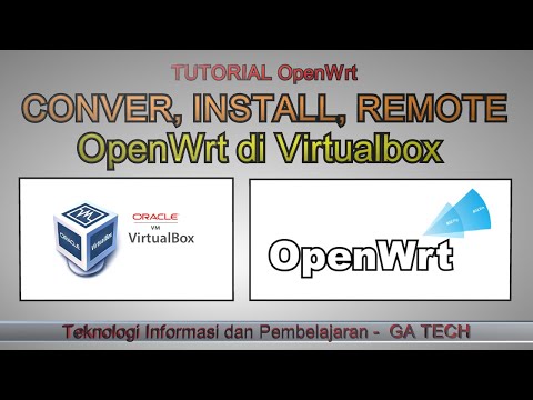 Conver, Install, Remote OpenWrt || vboxmanage VDI & VMDK virtualbox || Tutorial OpenWrt