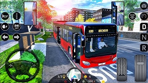 City Coach Bus Driving 2025 - Real Uphill Bus Drive 3D Simulator - Android GamePlay