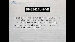 DMG3414U-7-VB an N-channel SOT23 packaged MOS tube