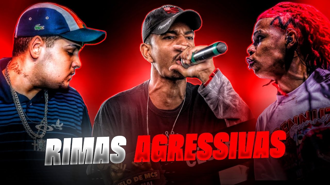 as RIMAS MAIS AGRESSIVAS das BATALHAS de MCs! 🥶