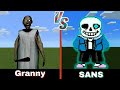 Granny vs. Sans | Minecraft (AWESOME BATTLE!)