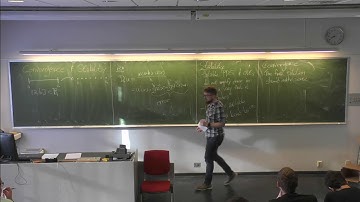 Convergence and stability of ODEs (Lecture 31 - 2018-10-11)
