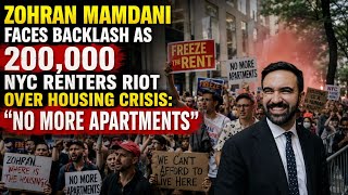  Zohran Mamdani Faces Backlash as 200,000 NYC Renters Riot Over Housing Crisis: "No More Apartments"