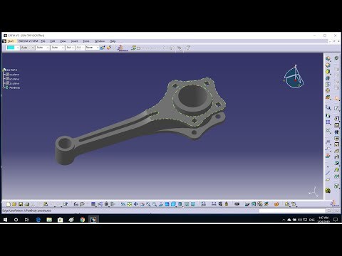 Video Nguyễn Hồng Thắng | hướng dẫn học Catia cơ bản - bài 8 - youtube