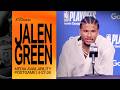 Jalen Green Postgame Media Availability | Phoenix Suns | NBA Playoffs | 4-27-26