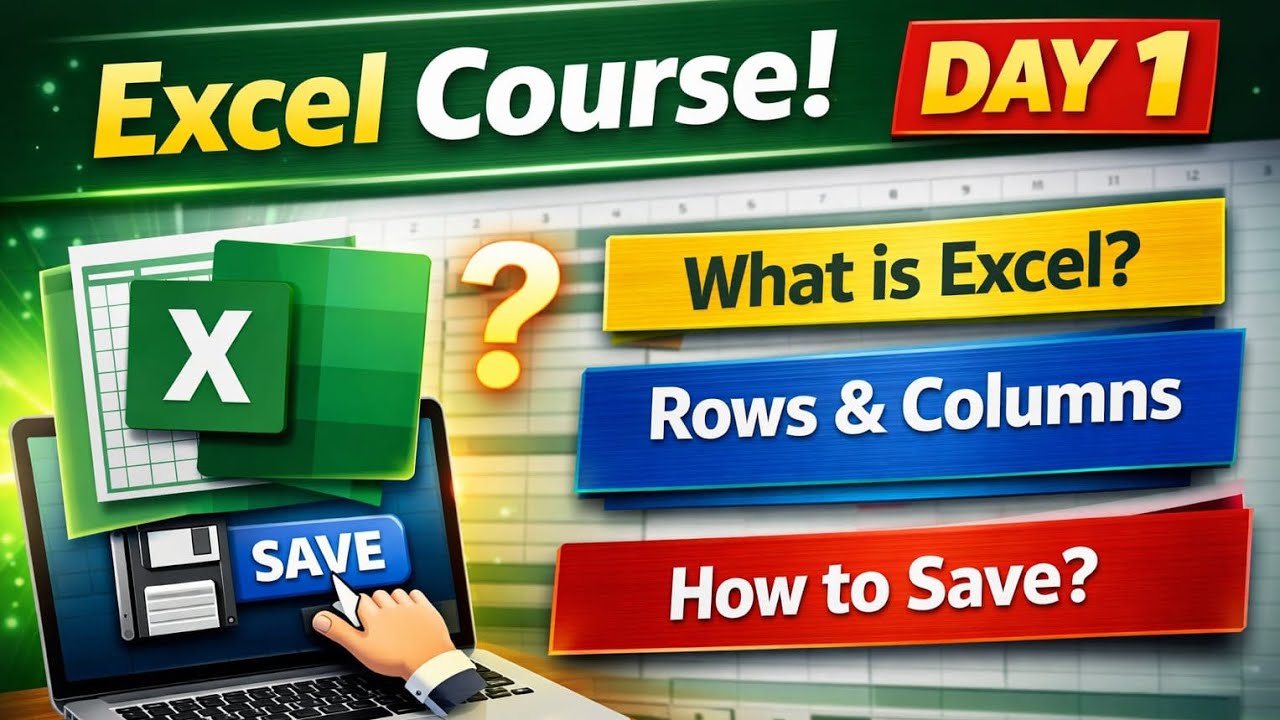 Basic to advanced excel series day 1 #excel #pro - YouTube