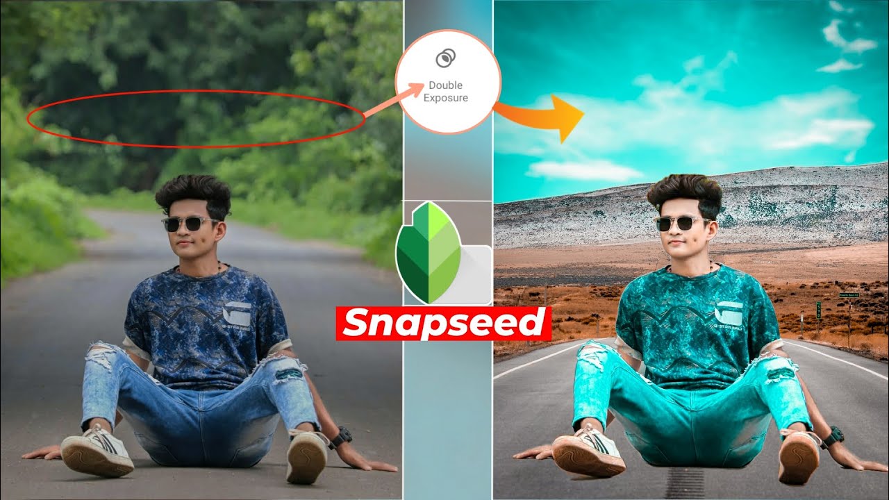 Snapseed Creative Background Change Photo Editing | Snapseed Stylish Photo Editing [YUSOF EDIT]