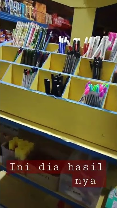 Rak pena/pensil sudah jadi