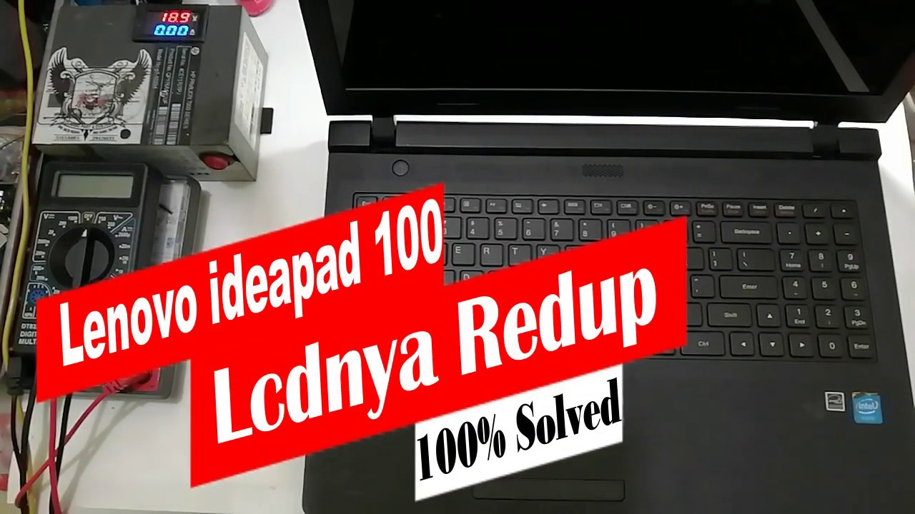 Cara perbaiki laptop lcdnya redup