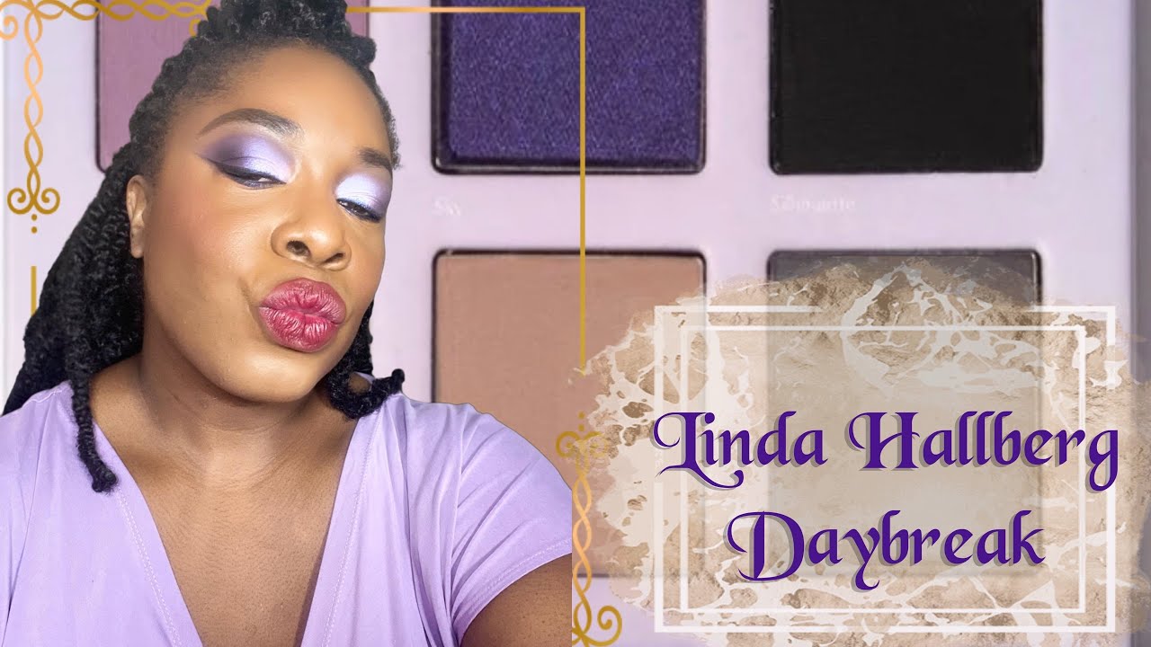 GRWM during a Zoom meeting | using Linda Hallberg | Daybreak Palette