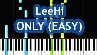 LeeHi - ONLY Easy Piano Tutorial