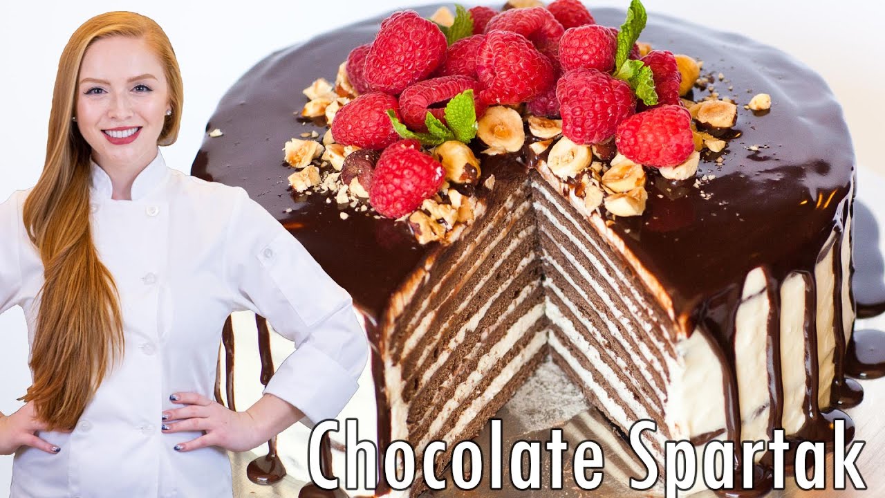 Chocolate Spartak - Торт Спартак - YouTube Chocolate Spartak - Торт Спартак - YouTube