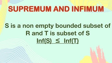 Supremum & Infimum | Properties | Subset | Real Analysis | glb | lub | upper/lower bound | Msc | Bsc