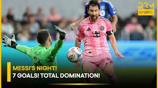 Lionel Messi Scores 4 Goals! Inter Miami Destroy Montreal 7-1 | ZO1H