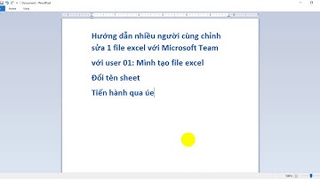 Hướng Dẫn Nhiều Người Cùng Chỉnh Sửa Chung 1 File Excel với Microsoft Teams
