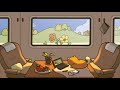a train ride of peace and quiet | chill with taiki