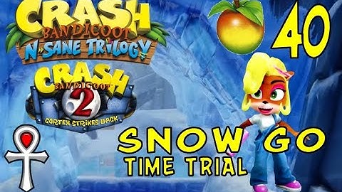 Crash Bandicoot 2: Cortex Strikes Back - Wumpa 40: Snow Go [Time Trial] (N. Sane Trilogy)