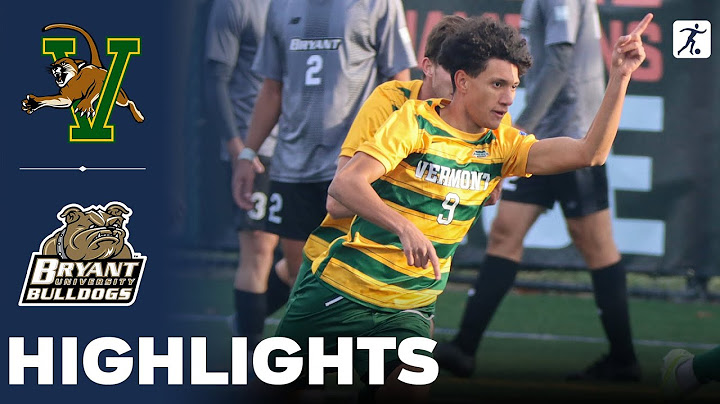 Vermont vs Bryant | America East Soccer Championship Final | Highlights - November 17, 2024