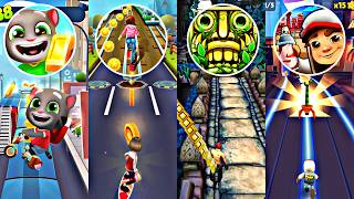 Talking Tom Gold Run 🆚 Subway Princess Runner 🆚 Temple Run 2 🆚 Subway Suffer screenshot 2