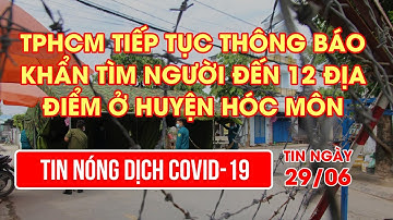 TPHCM tìm người ở 12 điểm của huyện Hóc Môn