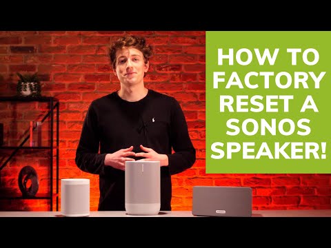How To Factory Reset Any Sonos Speaker (2021)