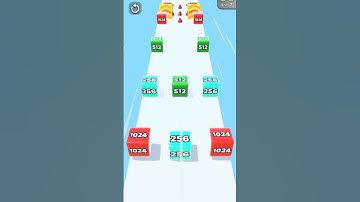 🔥level 4🔥 jelly run 2048 #shorts #games