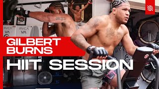 Gilbert "Durinho" Burns Insane HIIT Workout before UFC 299 against Jack Della Maddalena | SANABUL