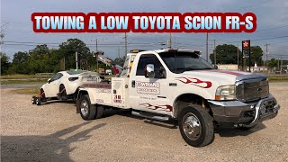 TOYOTA SCION FR-S TOO LOW TO TOW?