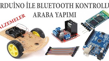 Blutooth ile araba kontrolü arduino