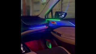 30in1 Universal Car Ambient Light RGB 128 Color Acrylic Strips