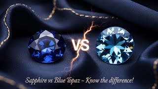 Difference between sapphire vs blue topaz | sapphire cabochons for sale |available at Cabochons4sale