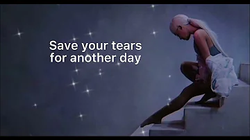 Ariana Grande - Save your tears( Solo version) Lyrics