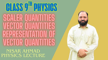 Scaler quantities |vector quantities |representation of vector quantities |with Details in Pashto
