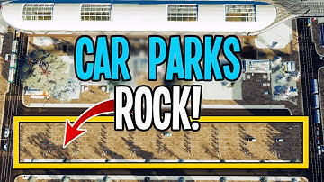 How Car Parks in High Traffic Areas are Inescapable in Cities Skylines!